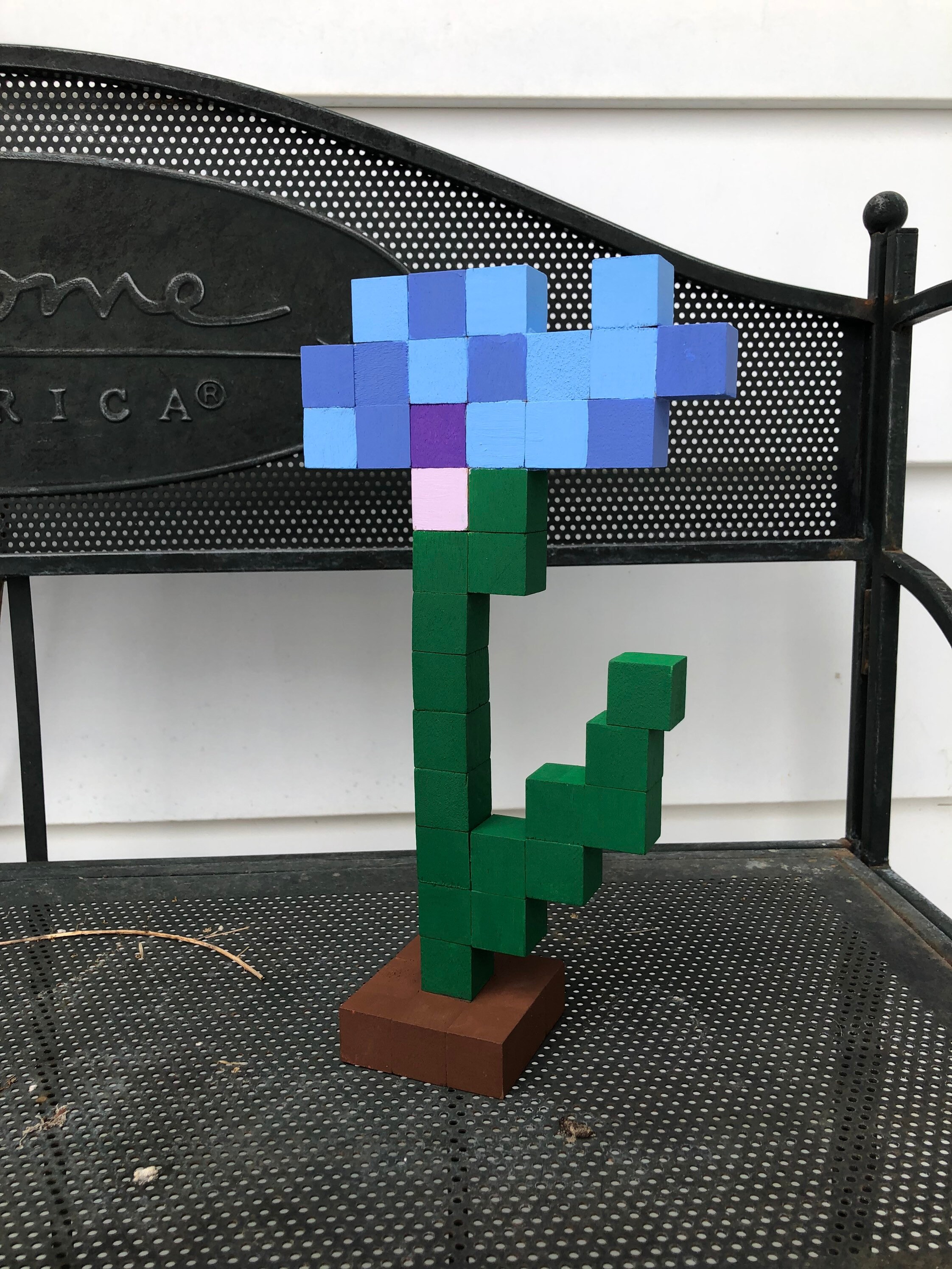 Minecraft Inspired Corn Flower Etsy