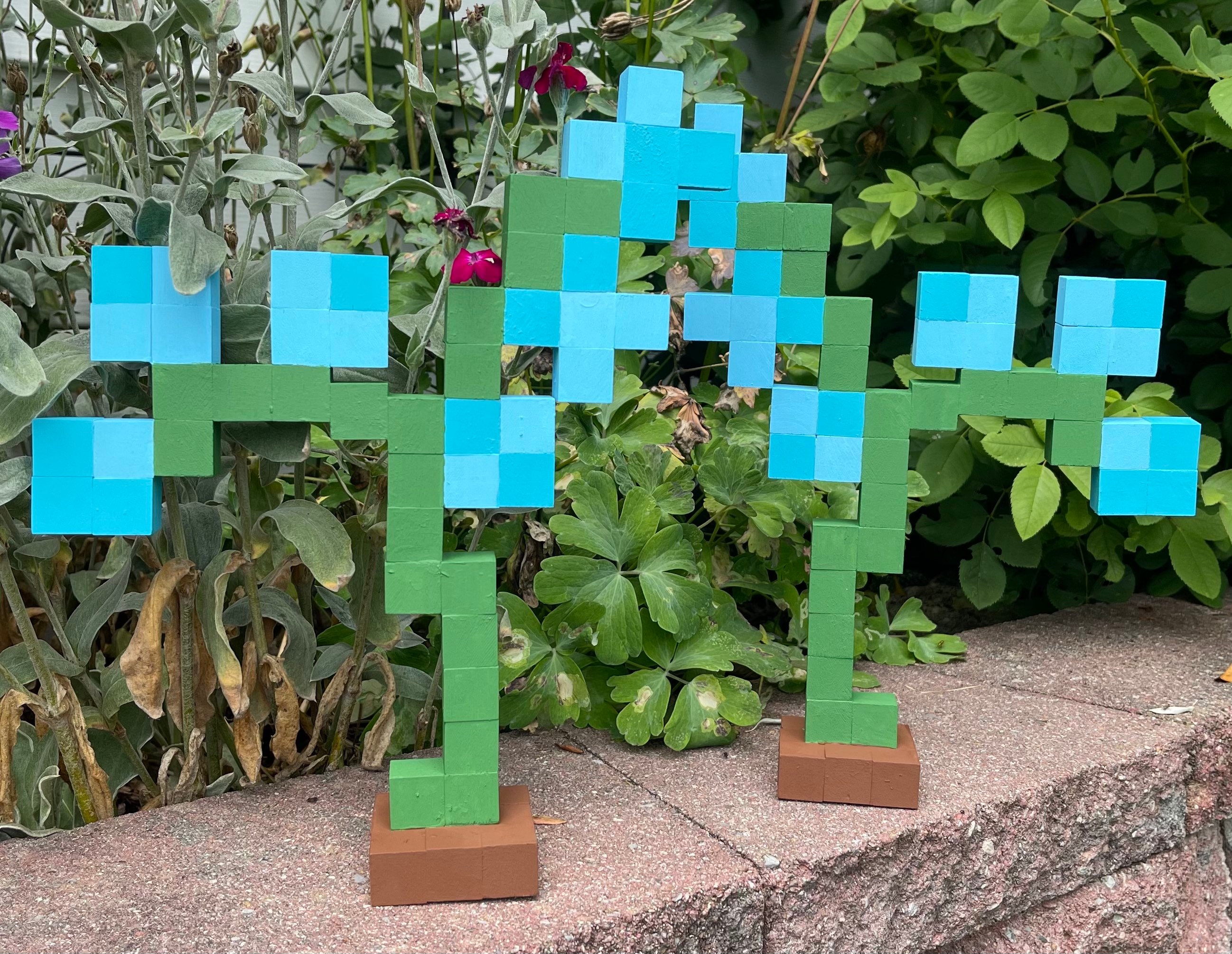 Minecraft Inspired Orchid Etsy