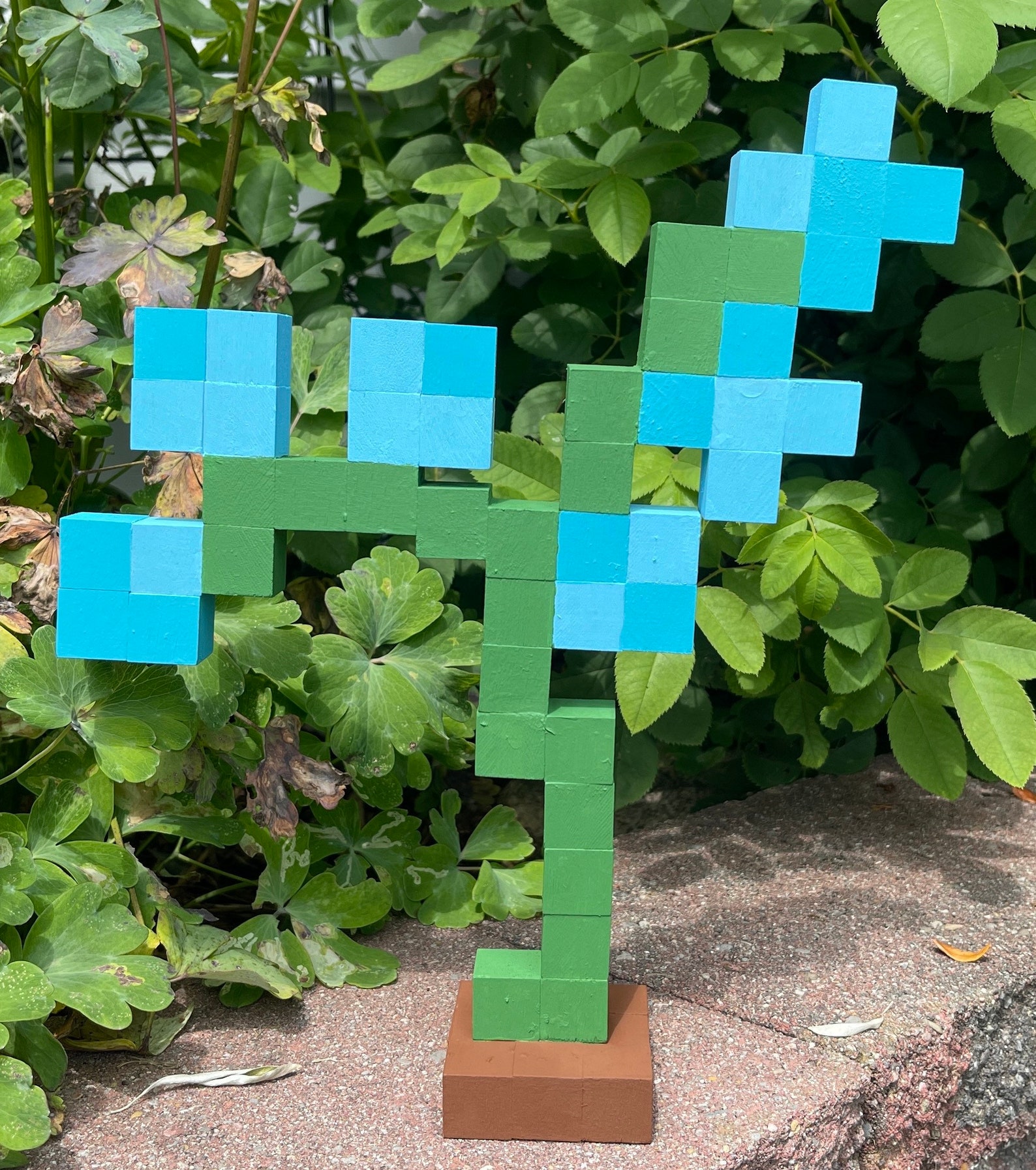 Minecraft Inspired Orchid Etsy