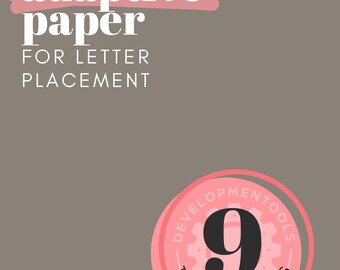 Adaptive Highlight Paper| Occupational Therapy | Special Education | Handwriting| Digital Download |