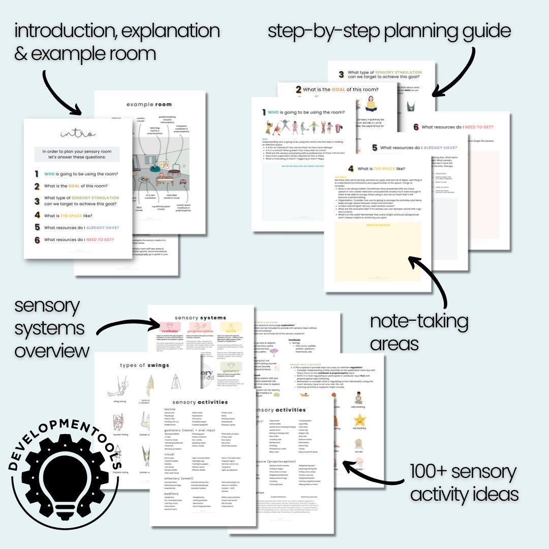 Sensory Room Starter Guide | Autism, Special Education (digital ...