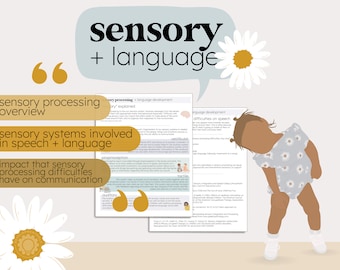Sensory Processing | Speech and Language Development: The Basics | Occupational Therapy | Special Education | Early Intervention