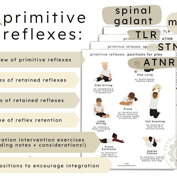 Ejercicios de integración de reflejos primitivos / Guía del estudiante de terapia ocupacional (Descarga digital)
