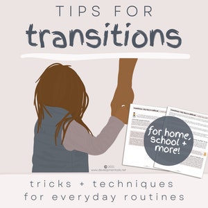 Tips for Transitions | Early Intervention | School Resource | Occupational Therapy | Special Education | Classroom Management