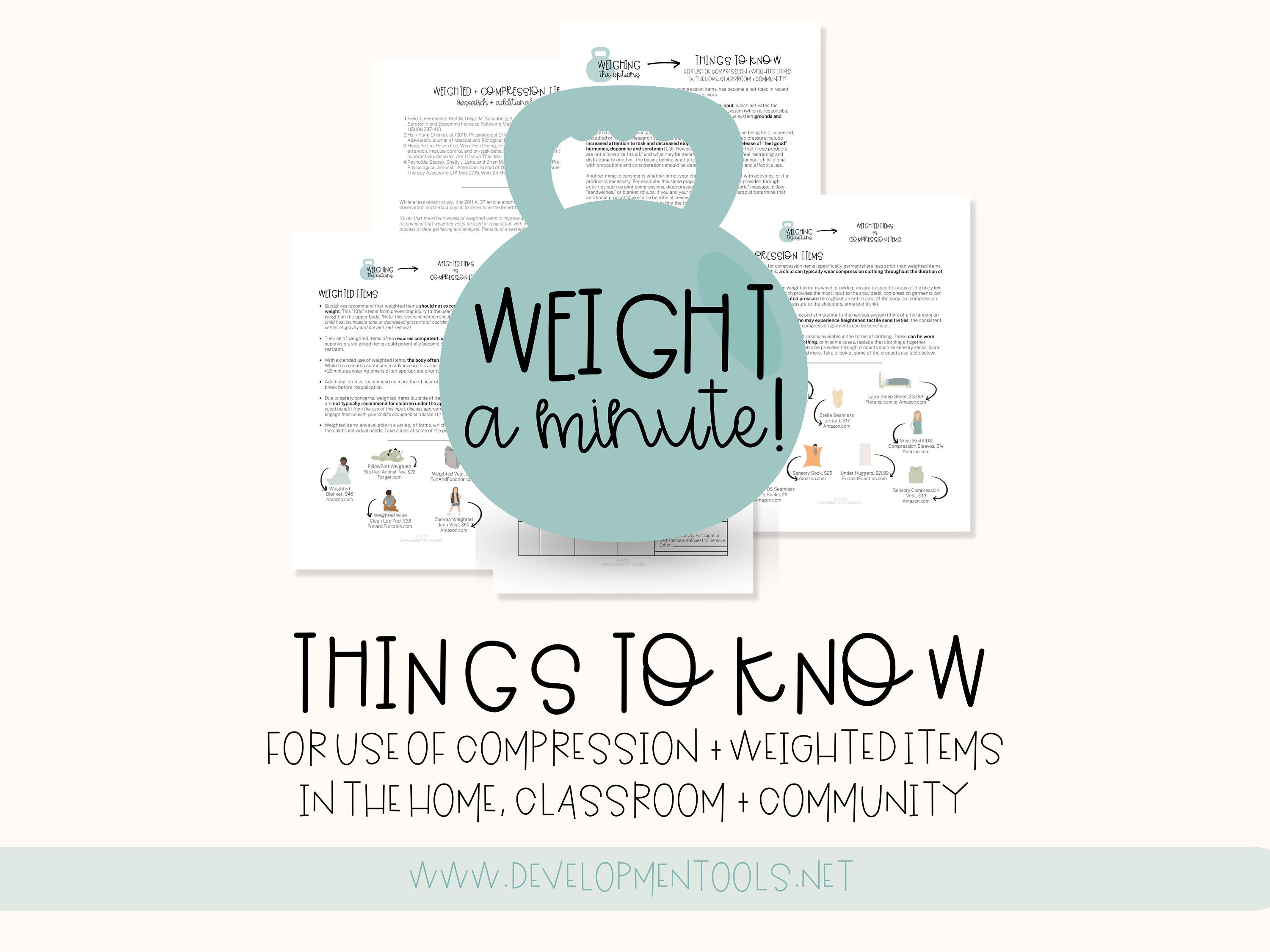 Considerations for Using Weighted and Compression Items Occupational