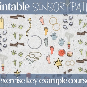 Teacher Resource | Printable Sensory Paths | Gross Motor, Emotional Regulation, Sensory | Occupational Therapy | Digital Download