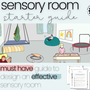 SALE! Sensory Playroom Starter Guide | Step-by-Step Guide | Effective Sensory Room | Occupational Therapy | Special Education | Autism