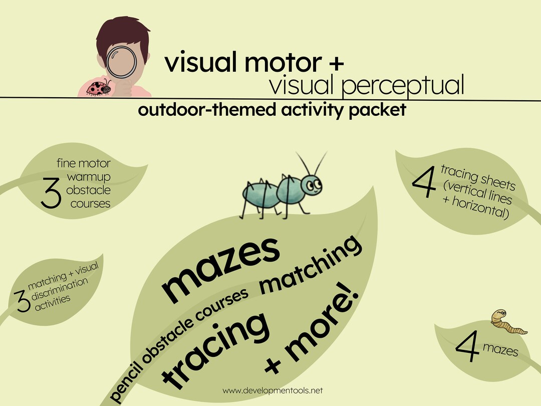Visual Motor and Visual Perceptual Activities Toddler Activities