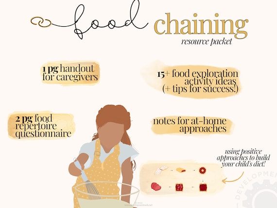 Food Chaining Resource | Picky Eating Activities, Pediatric Therapy (Digital Download)