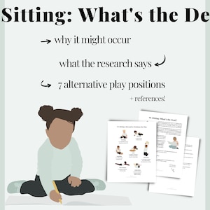 W-Sitting Resource | Early Childhood | Digital Download | Teacher Resource | Parent Handout | Occupational Therapy | Physical Therapy