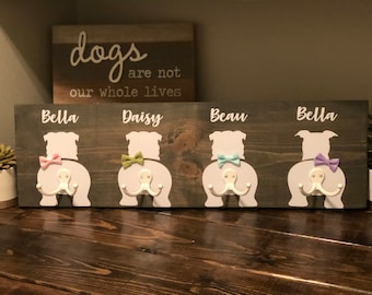 Personalized Dog Leash Holder/Hanger