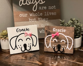 Personalized Dog Leash Holder/Hanger