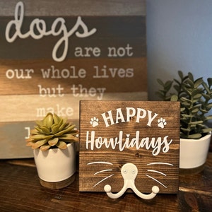 Dog Stockings Holder/Hanger - Square Design