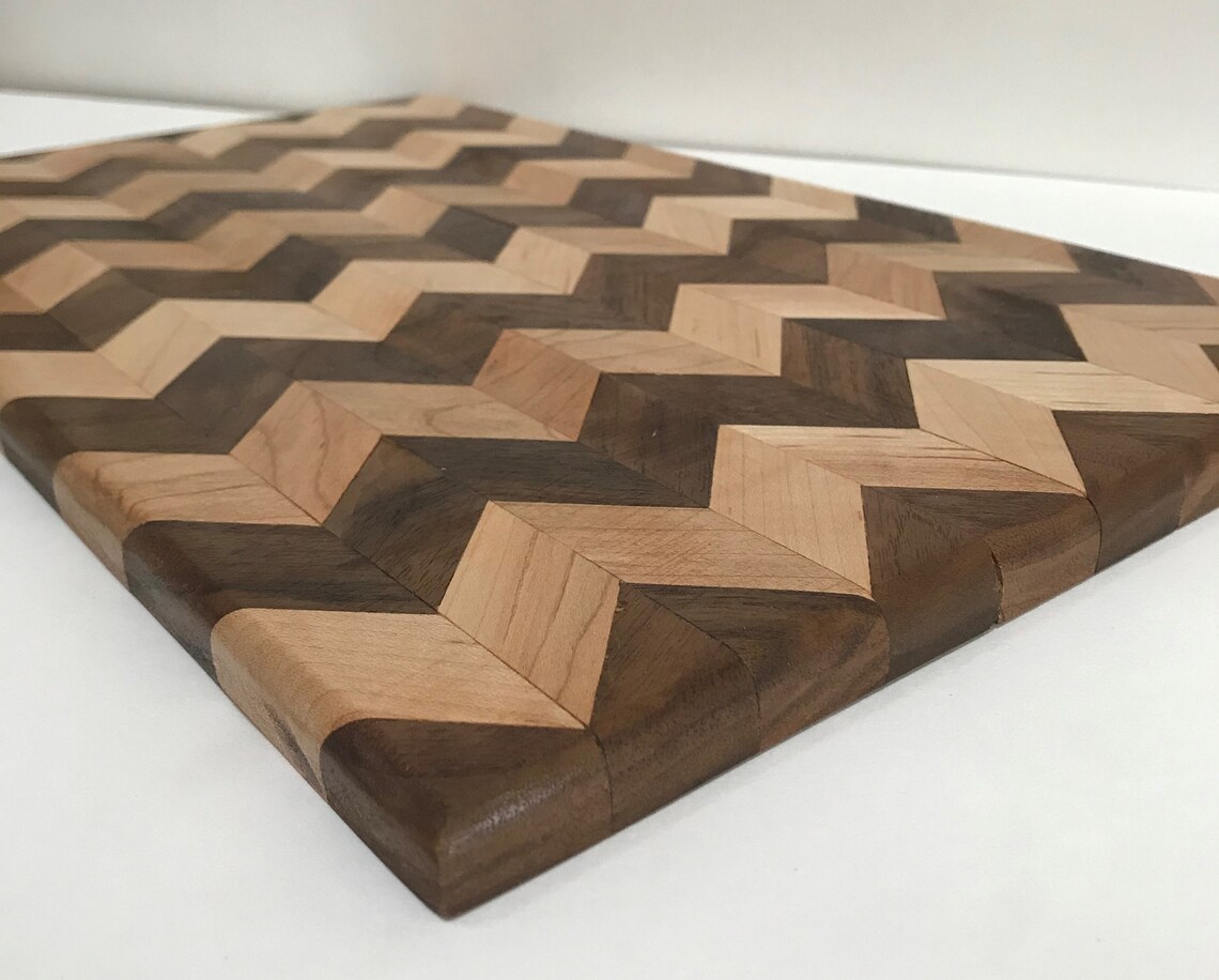 Chevron Cutting Board Etsy