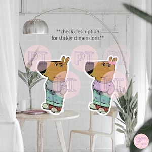 Sticker Meme Just A Chill Guy, Sticker Just a Chill Girl Meme Tiktok Just a Chill, Sticker pour ordinateur portable, cadeau drôle, Sticker pour ordinateur portable Chill Girl