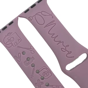 Nurse Watchband | Nurse Gift | Graduation Gift | Nursing Gift | Medical Watchband | Nurse Watch Strap | Nursing Watch | Nurse Grad Gifts