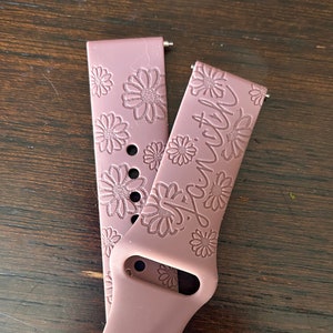 Sunflower Watch Band, Sunflowers Watchband, Samsung, Samsung 20mm, Samsung Band 22mm, Samsung Watchband, Samsung Name Band, Custom Engraved