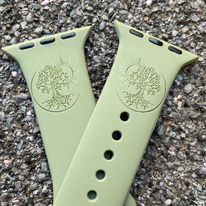 Tree Of Life Watchband, Smart Watch, Tree Design, Tree Of Life Watchband, Mythological Watch Band, Nature Band, Watch Band, iWatch Watchband