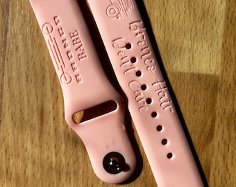 Bronco Babe Engraved Samsung Watch Band, 20mm 22mm