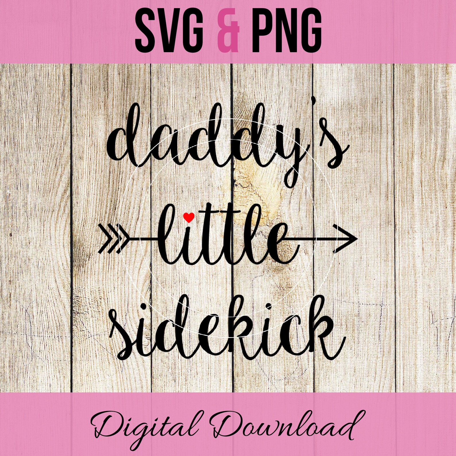 Download Daddy's Little Sidekick Baby Onesie SVG Digital Download | Etsy