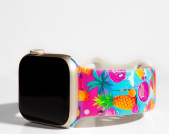 Pineapple Watch Band, Pina, Fruit, El Pina, Apple Watch Series