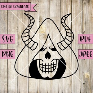Teufel Schädel svg, Schädel svg, Schädel Kopf Teufel svg, Teufels Kopf svg, schädelteufel svg, Teufel Aufkleber, Silhouette, Schädel svg, Teufelsschädel Vektor