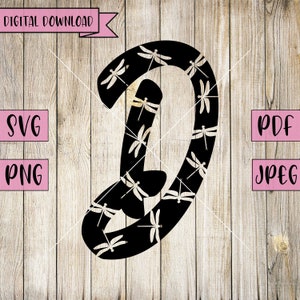 Lettera Svg, Clipart libellule, Decalcomania dell'alfabeto, Lettera D Svg, Arte della parete, Libellula Svg, Abc Svg, Silhouette, Cricut, Vinile, Png e File Svg