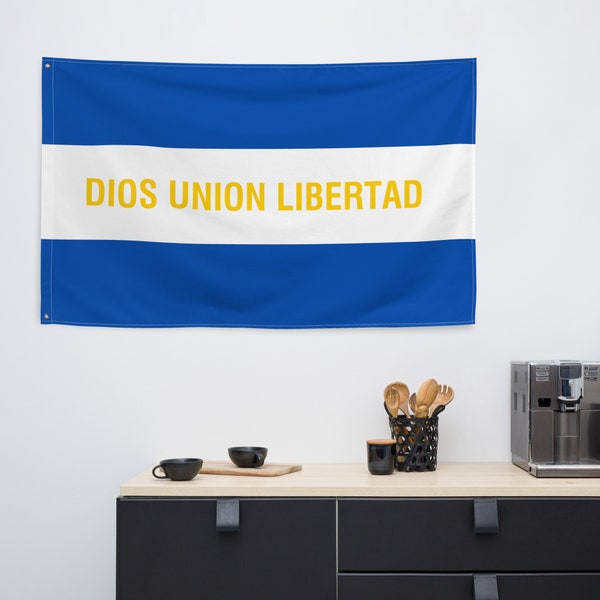 El Salvador Flag - Dios Union Libertad