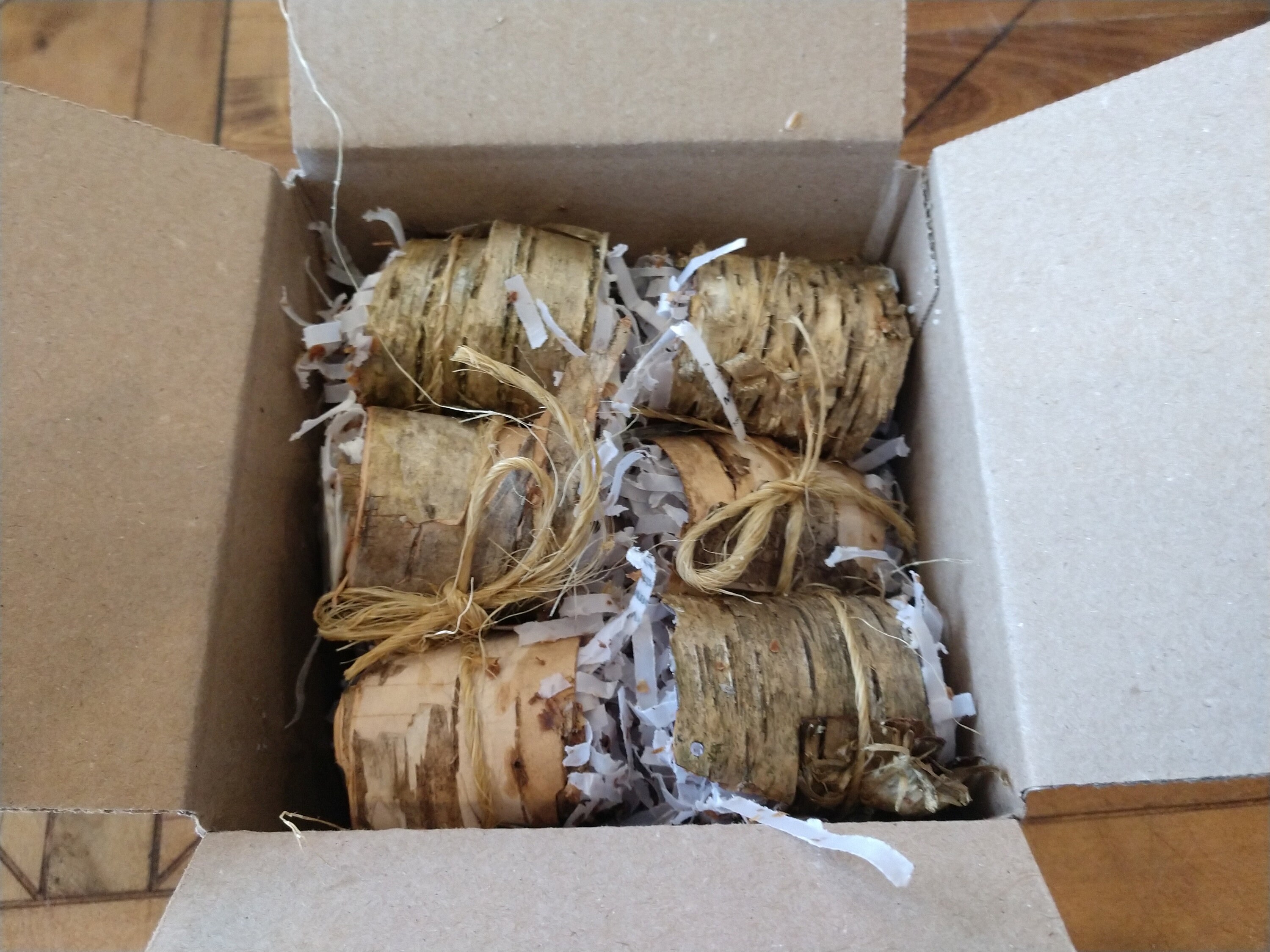 Premium Birch Bark Fire Starters 6 Pack Etsy