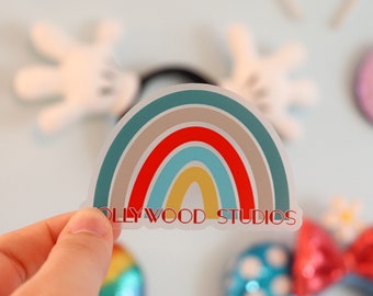 Hollywood Studios Rainbow Sticker // Hollywood Studios Sticker // Disney World Sticker // Clear Sticker // Hollywood Studios