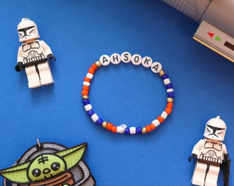 Ahsoka Tano Bracelet // Star Wars Bracelet // Ahsoka Bracelet // Star Wars: The Clone Wars // Jedi Bracelet // Star Wars Rebels