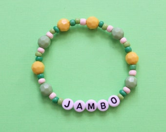 Jambo Bracelets // Animal Kingdom Bracelet // Disney Bracelet // Beaded Bracelet // Disney World Bracelet