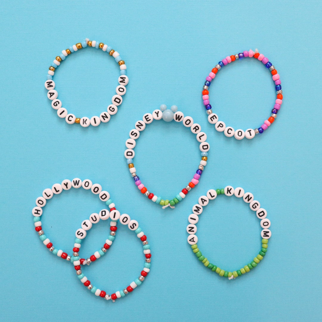 Disney World Bracelets / Disney Bracelet / Magic Kingdom Bracelet / Epcot Bracelet / Hollywood