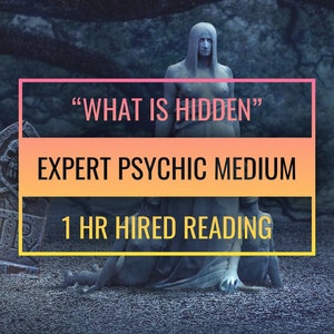 Hire an Expert Psychic for 1 hr, Find Out What Is Hidden, Private Card and Other Psychic Tool Reading, Specific Questions, On Zoom Live