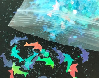 Blue Dolphin Glitter Mix - Blue Dolphin
