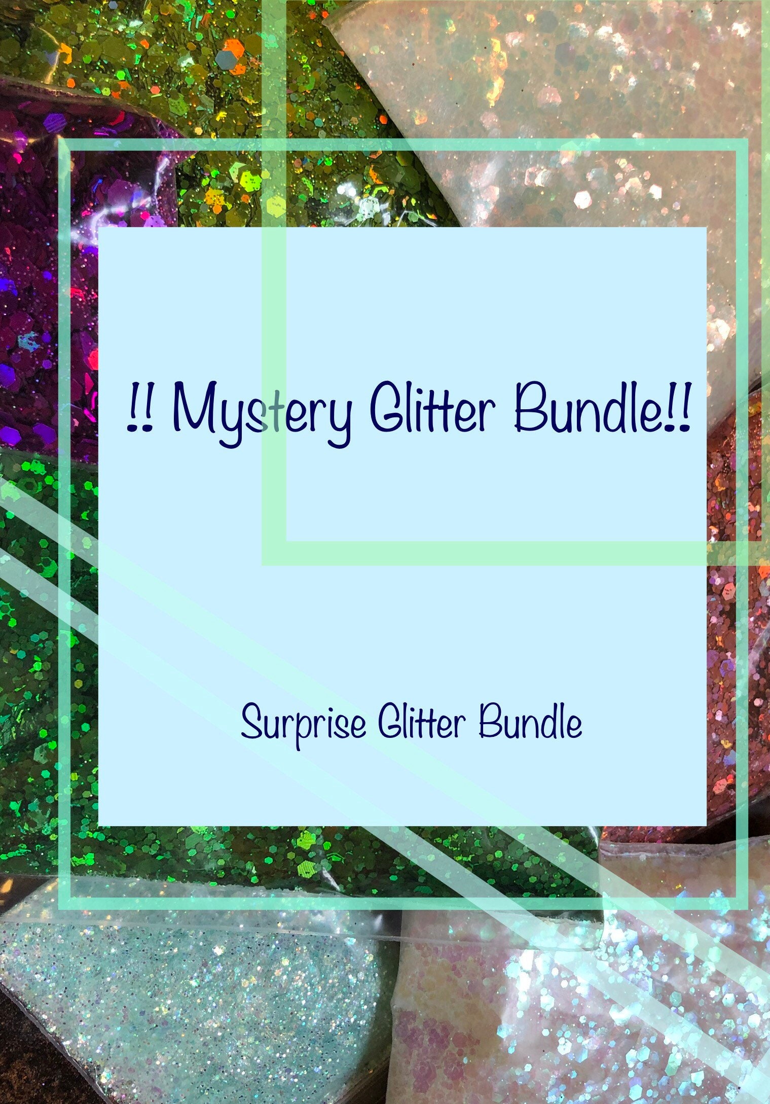 Mystery Surprise Glitter Bundle Glitter Grab Pack Etsy