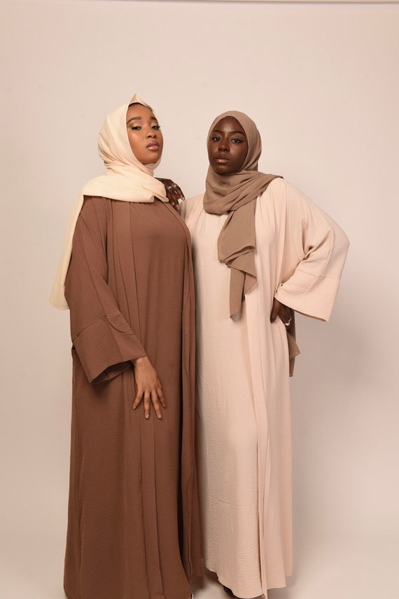 Ensemble abaya 2 pieces robe musulmane Lea Abaya Set Etsy France