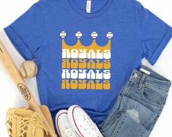 Kansas City Royals Unisex Tee: Love KC Baseball - Fan Gift