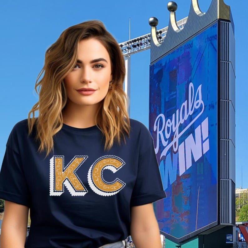 Kansas City Tee, KC Royals Tee: Womens KC Baseball Short-Sleeve T-Shirt bild 3