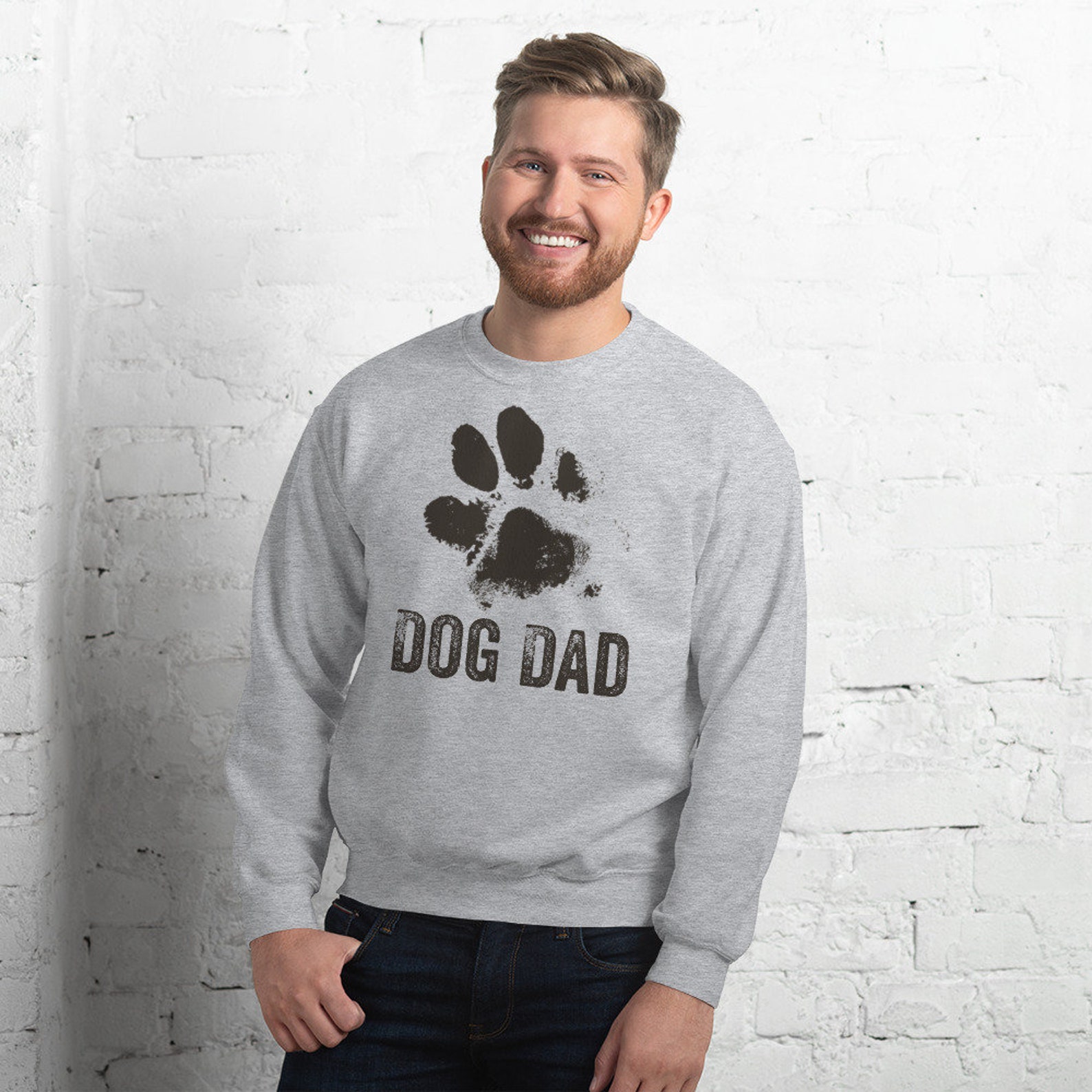 Dog Dad Gift Dog Dad Sweatshirt Dog Dad Shirt Dog Lovers Etsy