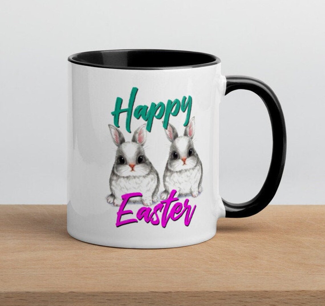 Happy Easter Coffee Mug Happy Easter Mug Easter Mug Easter Etsy