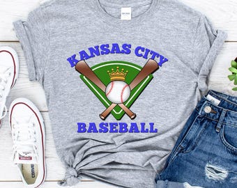 Kansas City Royals Baseball T-Shirt: Unisex Crewneck Tee
