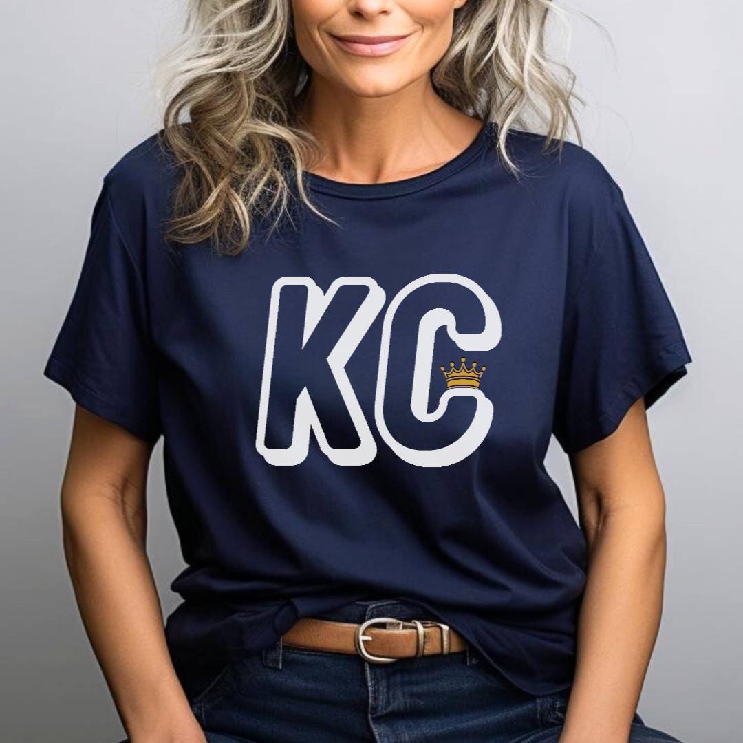 Kansas City Royals Unisex Crewneck Tee, Love KC Tee, Royals Plus Size Baseball Tee, Womens Royals Shirt, Royals Fan Gift, Royals Crown Shirt