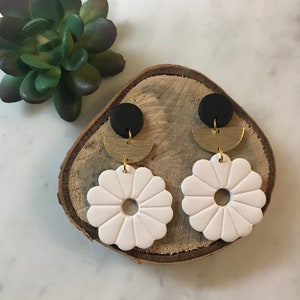 Polymer Clay Flower Earrings