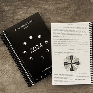 2024 Astrological Planner - Black