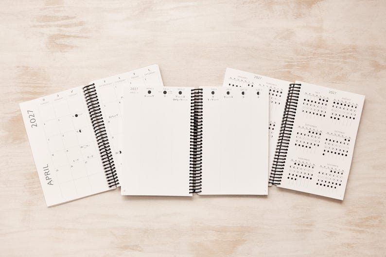 2027 Astrology Moon Planner: Spiral Bound Monthly Weekly Celestial Calendar image 3