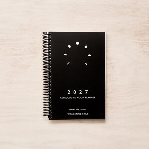 2027 Astrology Moon Planner: Spiral Bound Monthly Weekly Celestial Calendar image 2