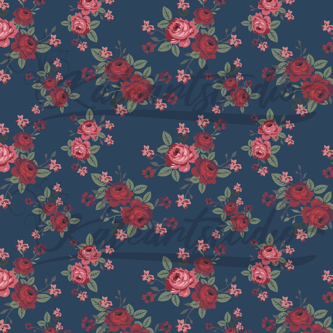 Digital Vintage Floral Background Paper Pack ANTIQUE - Etsy