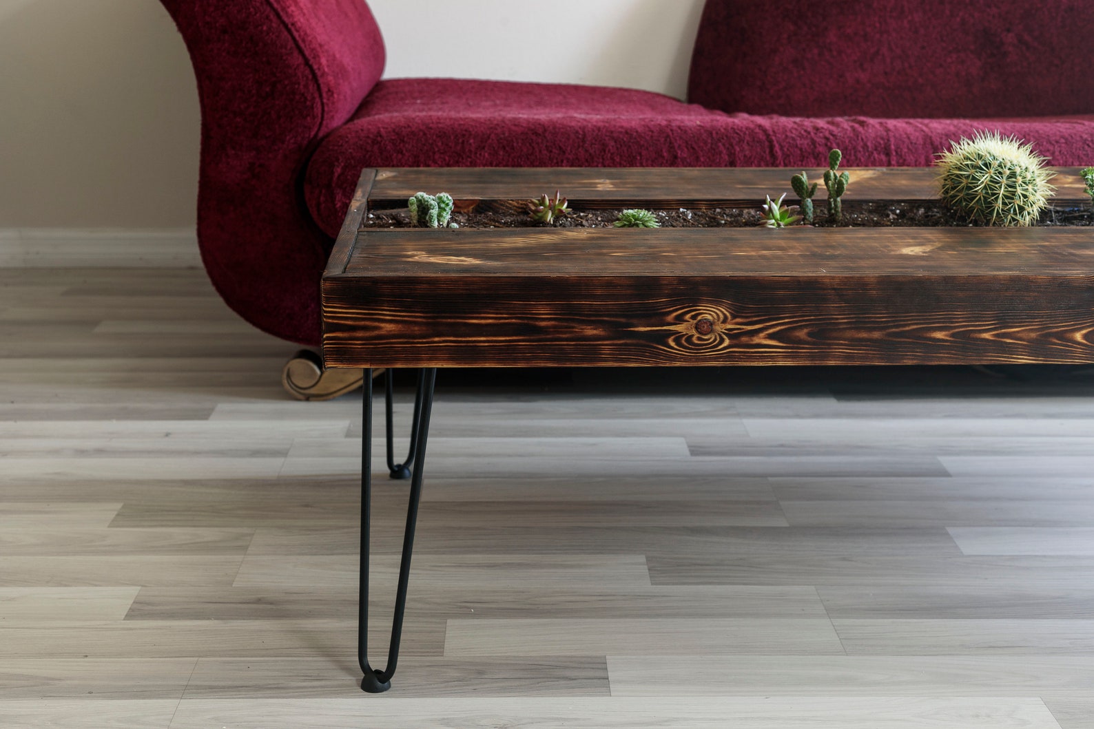 Succulent Planter Coffee Table Etsy