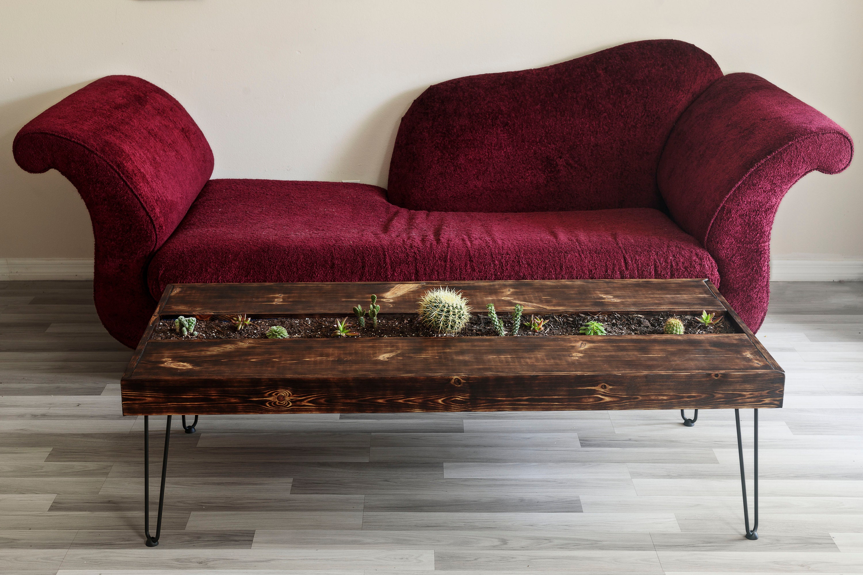 Succulent Planter Coffee Table Etsy